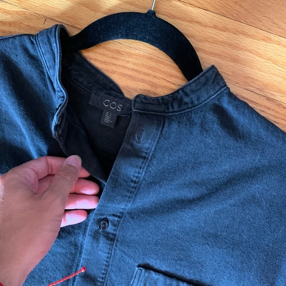 Cos collarless button up - Picture 2 of 2